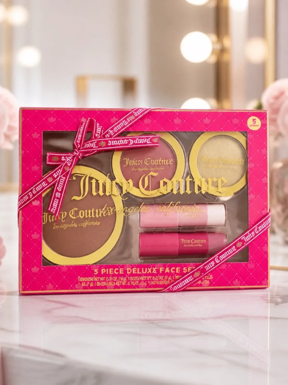 Juicy Couture Viva Contour 5-Piece Deluxe Face Makeup Set NIB